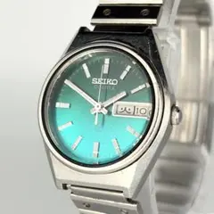 SEIKO 3423-0020 動作未確認 シャリオ ターコイズ デイデイトのサムネイル