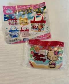 サンリオ ハローキティ プールバック風ミニポーチ ガチャ
