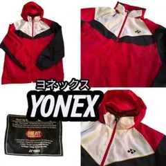 YONEX ヨネックス ウォームアップ ジャケット ウインドブレーカー　赤黒白