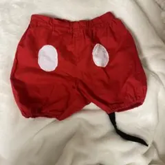 ハンドメイ　ミッキー風かぼちゃパンツ 100センチ