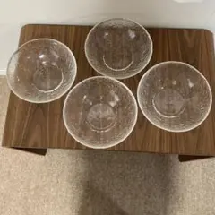 ガラス製ボウル4個セット
