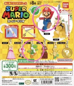 スーパーマリオ めじるしアクセサリー2 カプセルトイ 8種類