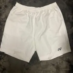 신품 미사용 요넥스 화이트 팬츠 사이즈 O