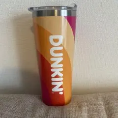 日本未発売 レア ダンキンドーナツ ステンレス タンブラー オレンジ 