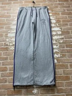 00s UNIQLO オールドユニクロ　スウェットパンツ　グレー　ラインパンツ