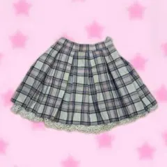 mezzo piano チェックプリーツスカート 姫ロリ フォーマル 120
