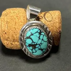 ナバホ　インディアンジュエリー　ターコイズ　ペンダントトップ　navajo