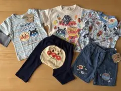 アンパンマン　Tシャツ　ズボン5点セット【90】