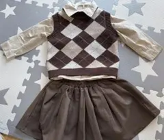 子ども服 3点セット／80cm（大きめ・90cmくらいまで着用可）