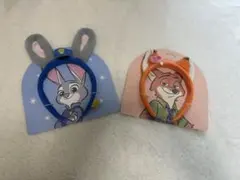 ズートピアカチューシャ ジュディ ニック 韓国 2個セット