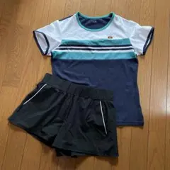 テニス　ウェア　上下セット　セットアップ　Mサイズ エレッセ　コーデ