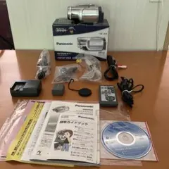 動作確認済 バッテリ付PanasonicデジタルビデオカメラNV-GS55K-S
