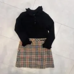 BURBERRY ノバチェックワンピース 110A