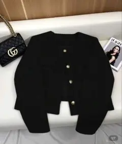 無地長袖アウター レディースジャケット