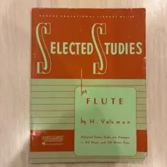 Selected Studies for Flute フルート　練習曲　楽譜