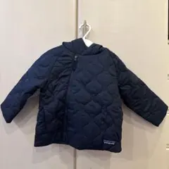 新品★patagonia ネイビー キルティング ジャケット 2T