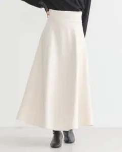 バックレースアップスカート アースミュージック アンド エコロジー アイボリー