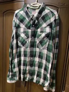 THE FLAT HEAD チェック柄シャツ 42