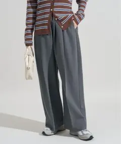 FREAK'S STORE スラックス イージーパンツ/タックワイドパンツ