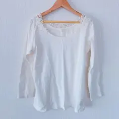 長袖 長袖シャツ カットソー レース 長袖Tシャツ ブラウス【新品！】【即日発送