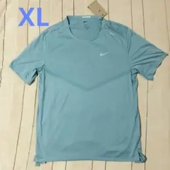 新品】NIKE DRI-FIT ランニングTシャツ ライトブルー XL