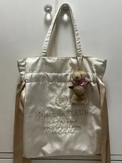 Maison de FLEUR シャイニーダブルリボントートバッグのサムネイル