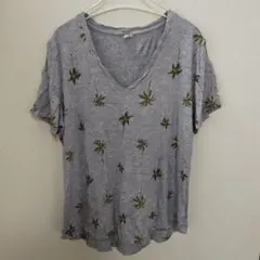 美品✨OLD NAVY【LXL】パームツリー柄 Tシャツ カジュアルオシャレ春夏のサムネイル