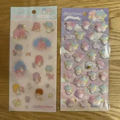 【正規品】Little Twin Stars キキララ シール 2種セット