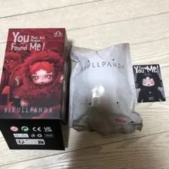 POP MART スカルパンダ　You Found Me! Darkness 黒