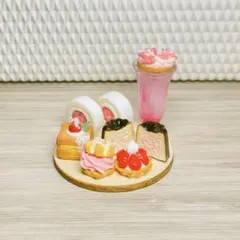 ミニチュアスイーツ＊苺づくしスイーツセット