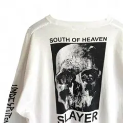 SLAYER SOUTH OF HEAVEN バンドTシャツ 長袖 白 E16