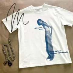 y2k グラフィック Tシャツ 海外ストリート 英字プリント モード系 韓国 M