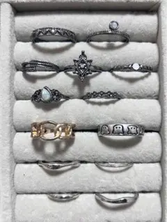 リングセットまとめ売り シルバー ゴールド ブラック