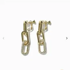 ルボンボン☆サリーチェーンピアス☆10K☆新品同様品 - メルカリ