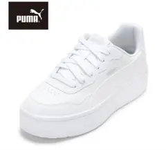 PUMA プーマ コート ラリー スカイ 厚底スニーカー 23.5cm ホワイトのサムネイル