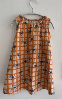25SS マーキーズ　チェック花柄ワンピース　80のサムネイル