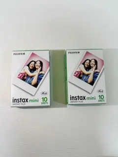 FUJIFILM instax mini チェキフィルム10枚入り　2箱セット