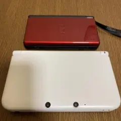 【ジャンク】3DS LL SPR-001 USG-001 ホワイト レッド