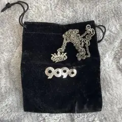 9090 シルバー925 ネックレス クラウン