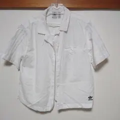 H１１９１ ✨美品✨adidas 半袖 襟付き シャツ ホワイト Ｓのサムネイル
