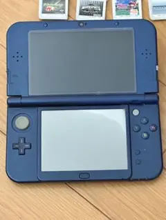 New 3DS LL ネイビー 本体 + ゲーム5本