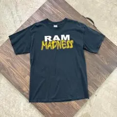 7SM2【GILDAN】00's プリントTシャツ　黒L 古着used