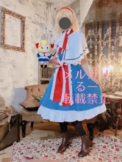 上海人形付き 東方Project アリス・マーガトロイド コスプレ衣装