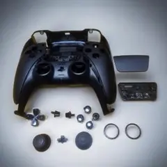 PS5 DualSense 純正 コントローラー 外装 ブラック 修理 取替用