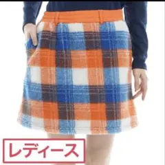 ロサーセン 防寒　冬用 ボア ストレッチ スカート ゴルフウェア レディース
