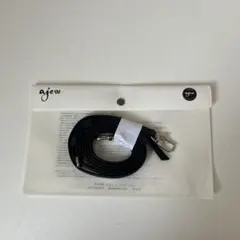 新品未使用品　ajew ブラック ショルダーストラップ