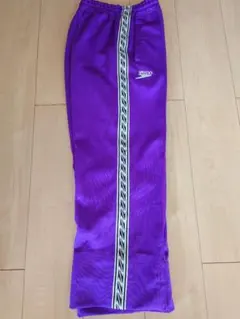ミズノ Speedo 紫 トレーニングパンツ ジャージ S 派手