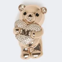 MaxMara ⭐︎極美品⭐︎ゴールド ブローチ M字クマモチーフ MaxMara ⭐︎極美品⭐︎ゴールド ブローチ M字クマモチーフ - メルカリ