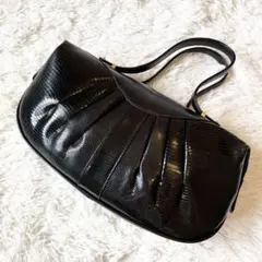 美品✨タケチ リザードレザー ハンドバッグ エキゾチックレザー - メルカリ