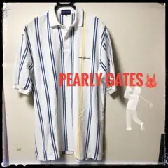 PEARLY GATES ❗️ストライプ ポロシャツ ビンテージ　レア